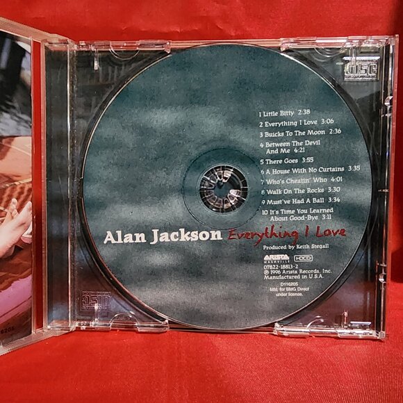 Alan Jackson – Everything I Love (1996) CD - Picture 4 of 5